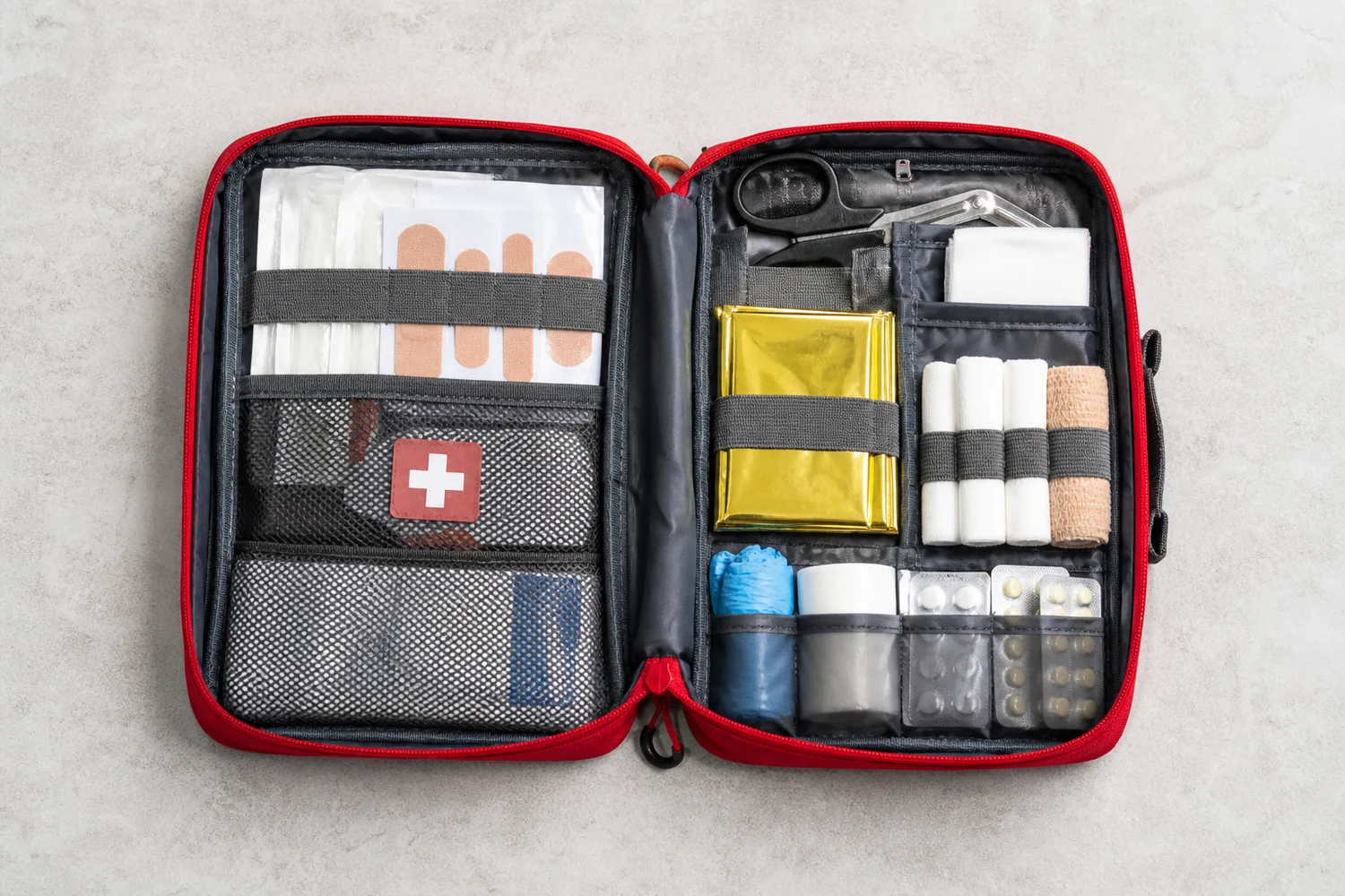Beispiel für Persönliches Erste-Hilfe-Set